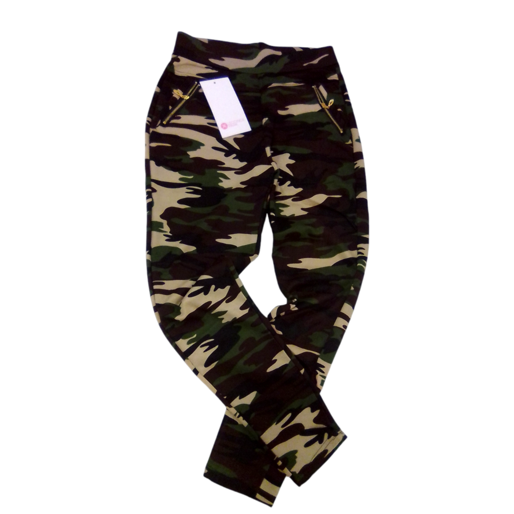 Pants: Camo Green Leggings NWT