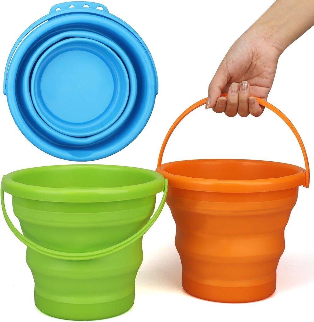 Foldable Beach Sand Toy Bucket