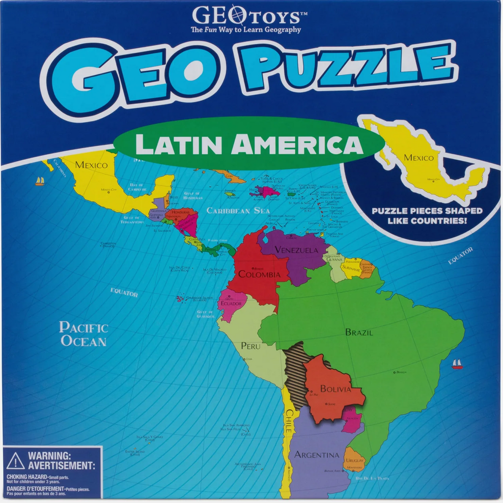 Latin America, 50 Piece Jigsaw