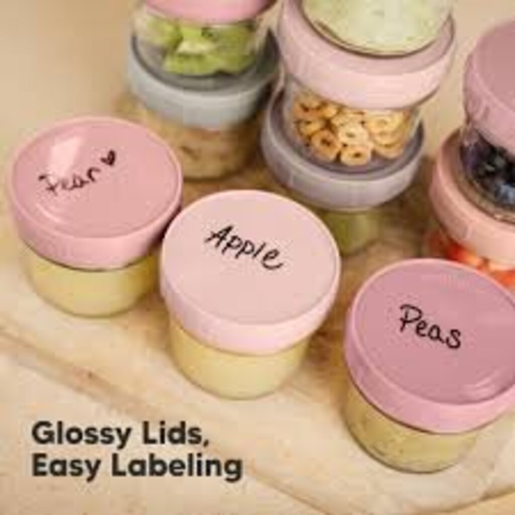 Food Glass Containers: 4oz Prep Jars NIB