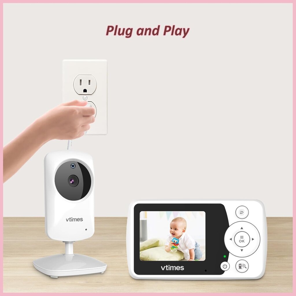 Baby Monitor with Camera and Audio