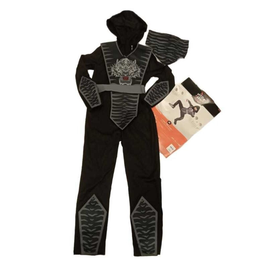 Tiger Warrior: 3pc Jumpsuit, Mask, Vest/Sash