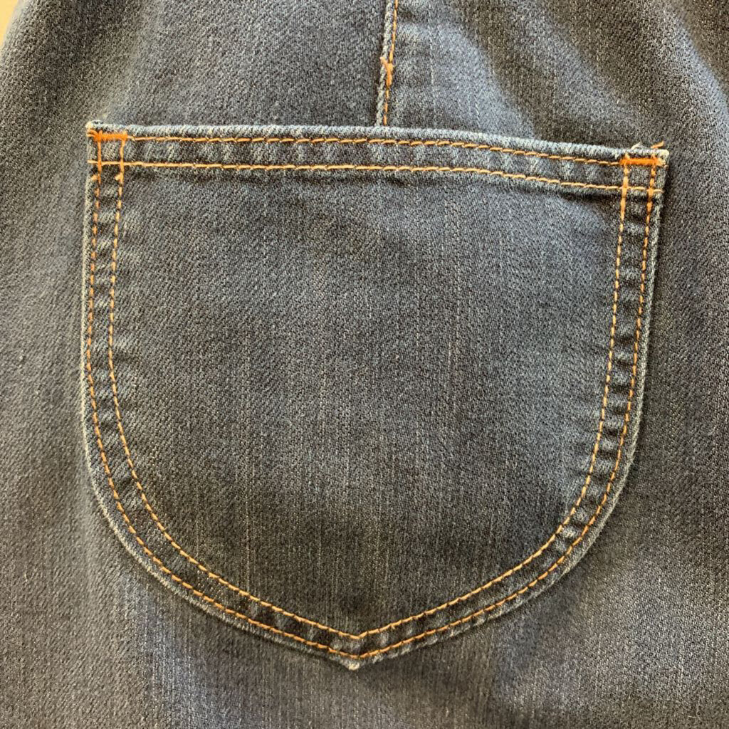 Denim - High Rise Knee Length Skirt