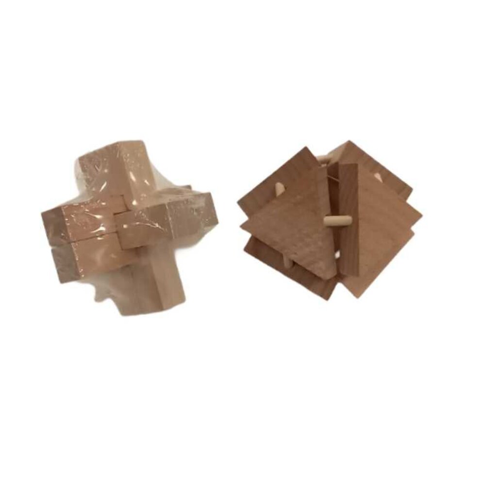 Puzzle: 2pc Wood Brain Puzzles