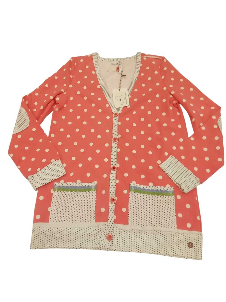 NEW polka dot cardigan w/pockets