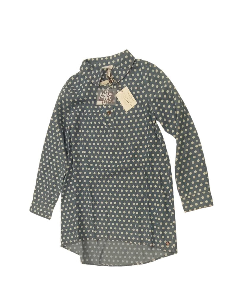 NWT dress: long sleeve polka dots
