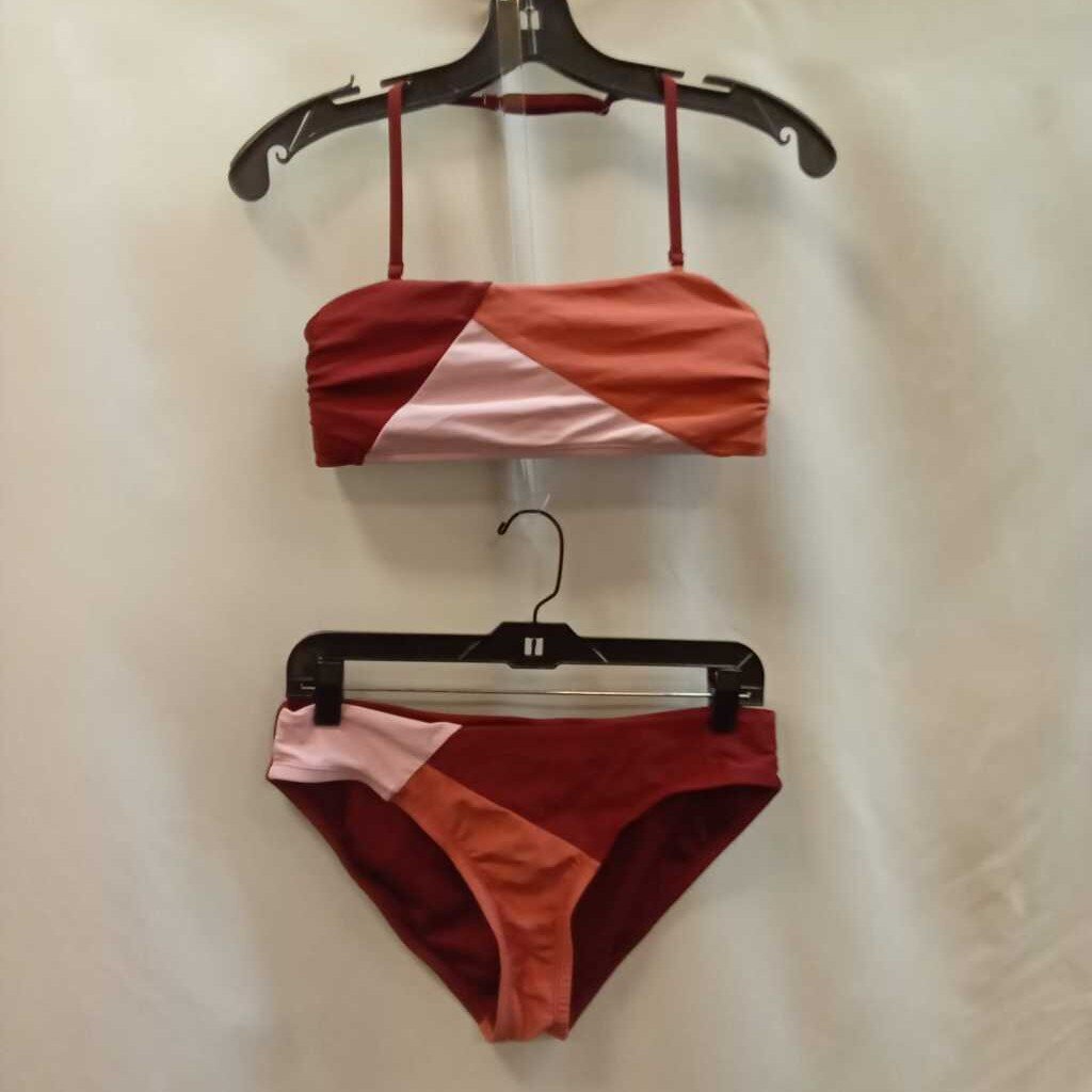 2pc Swimsuit Bikini Geometric Pattern