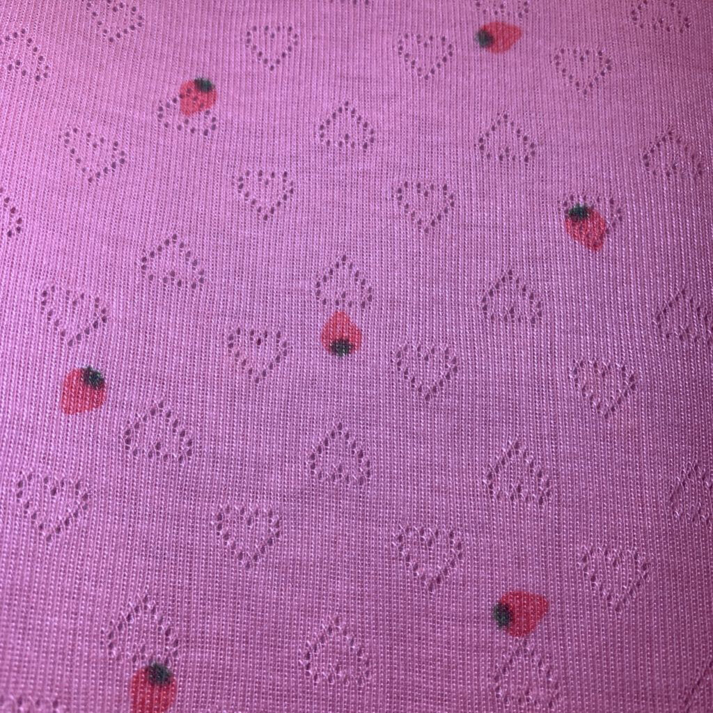 2pc sleeper: hearts & strawberries