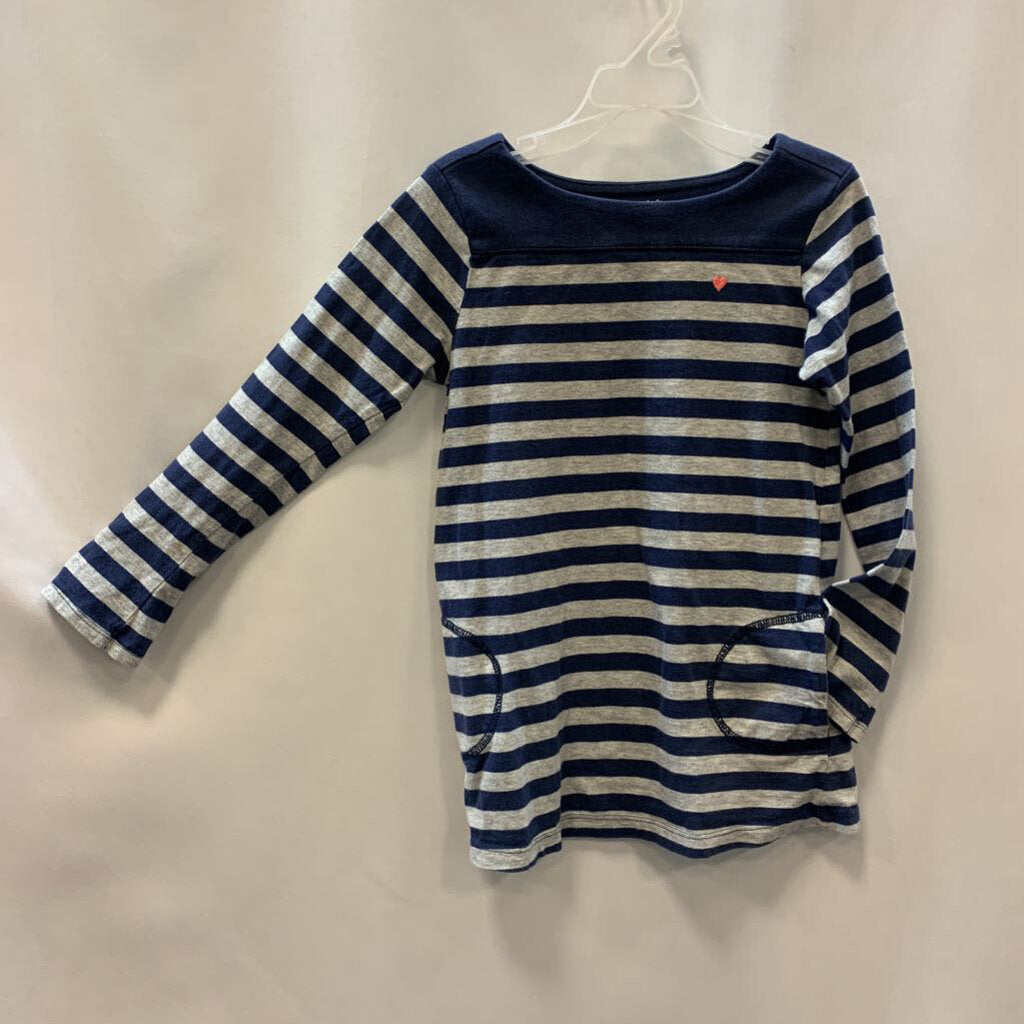 Long Sleeve Shirt: Striped with Pockets