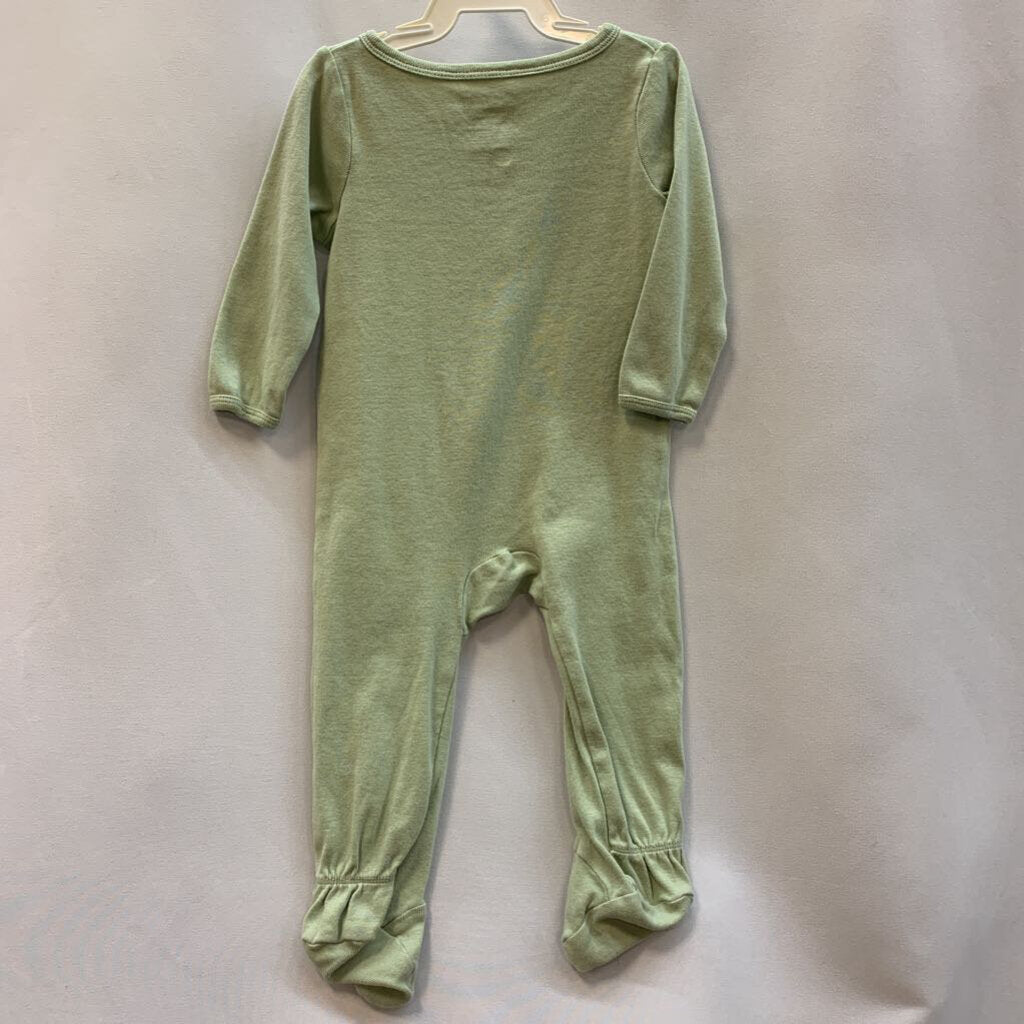 Sleeper Solid Color Zipper Button Clasp
