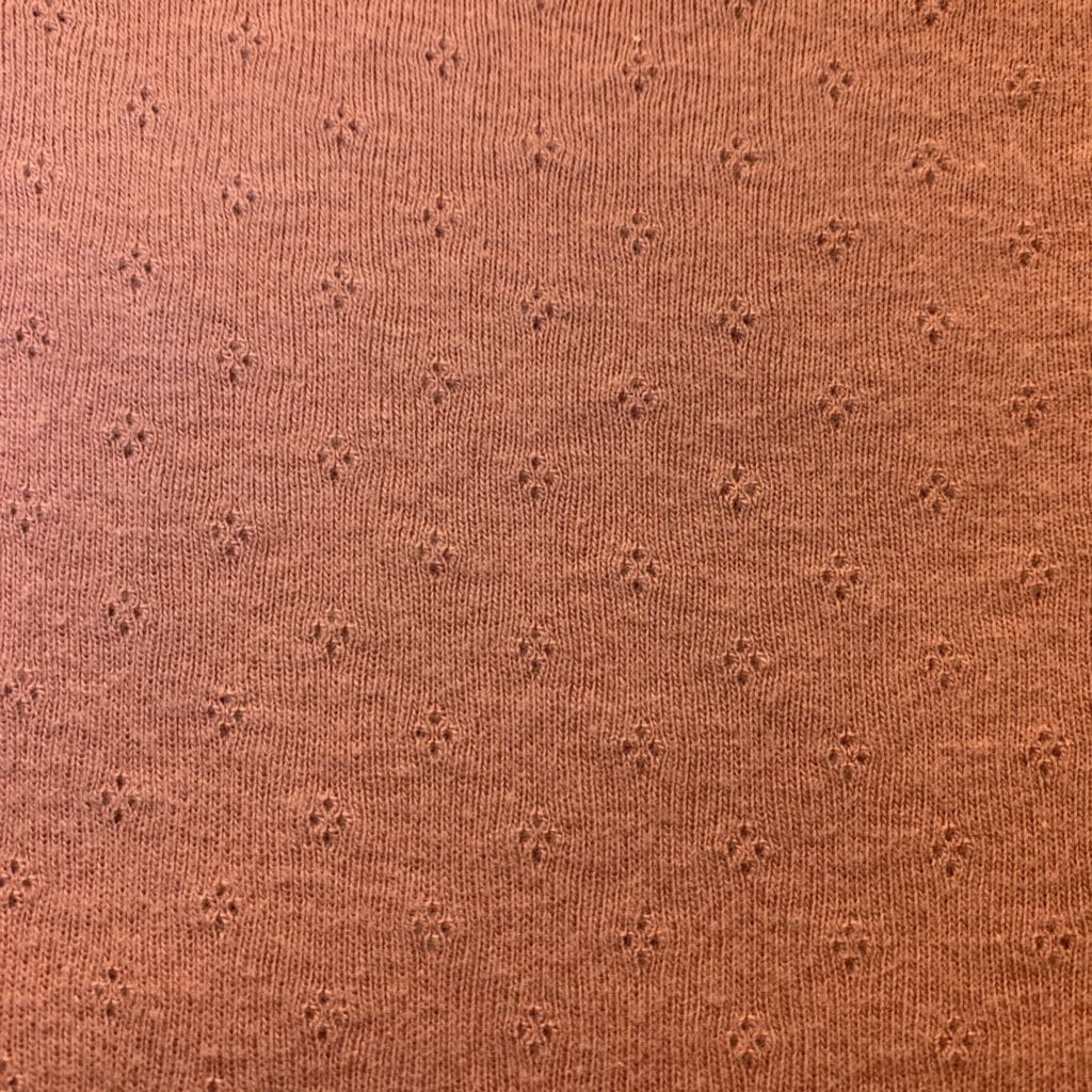 Onesie Long Sleeve Eyelet Dots Solid