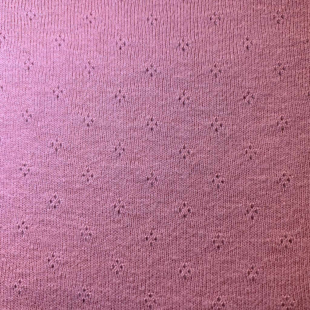 Onesie Long Sleeve Eyelet Dots Solid