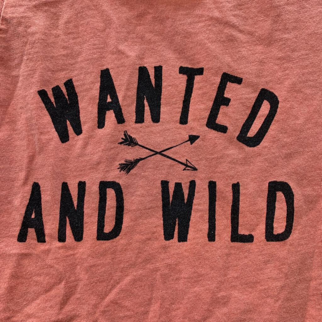 Shirt Short Sleeve Wanted and Wild