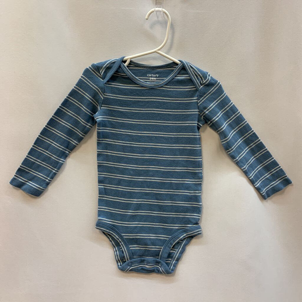 Onesie Long Sleeve Double Stripe