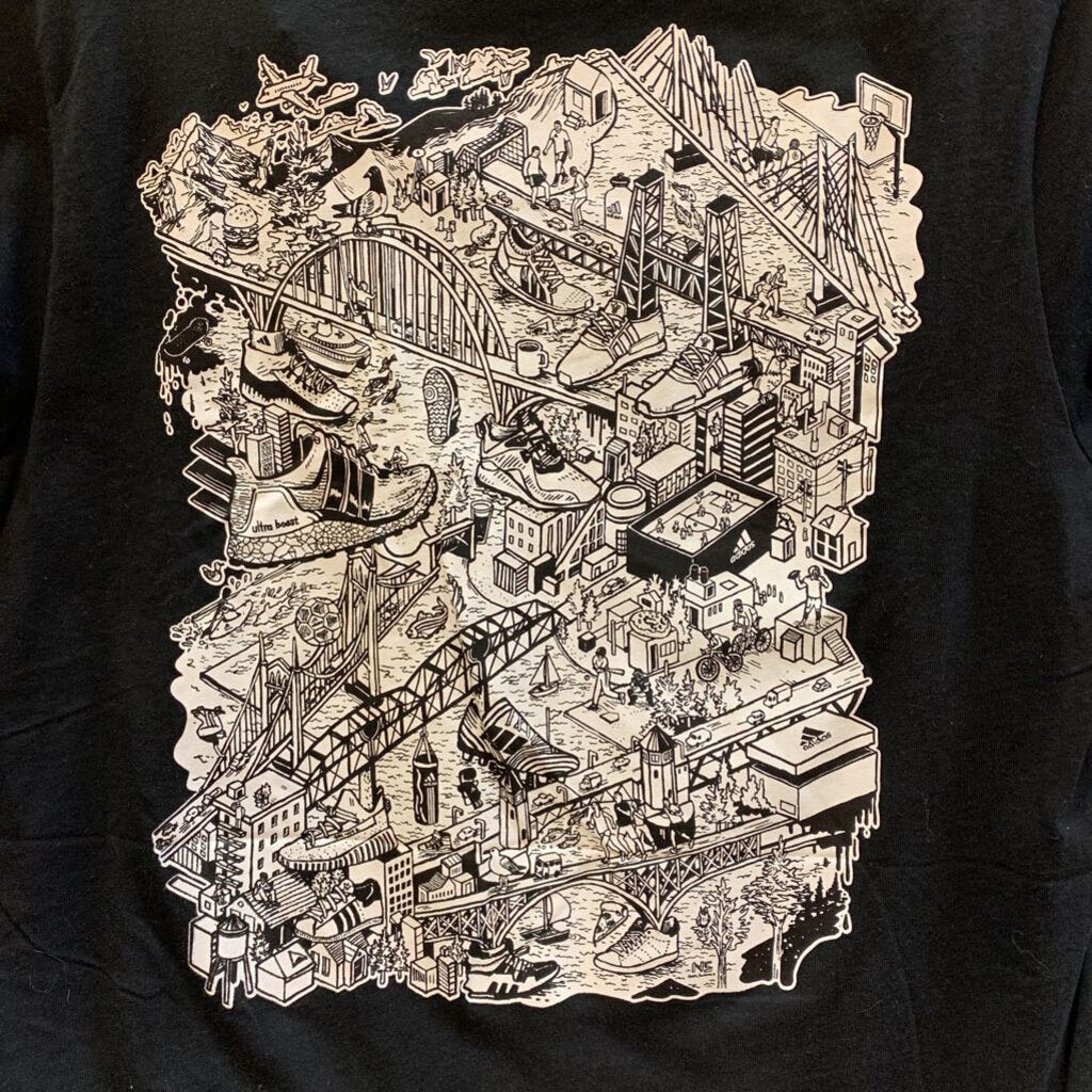 T-Shirt Long Sleeve PDX City Box Street