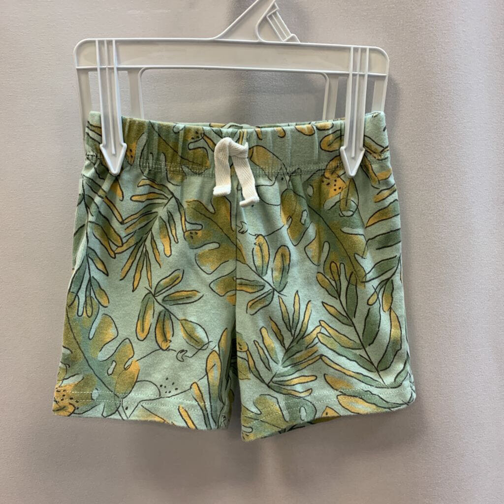 Shorts Drawstring Palm Leaves