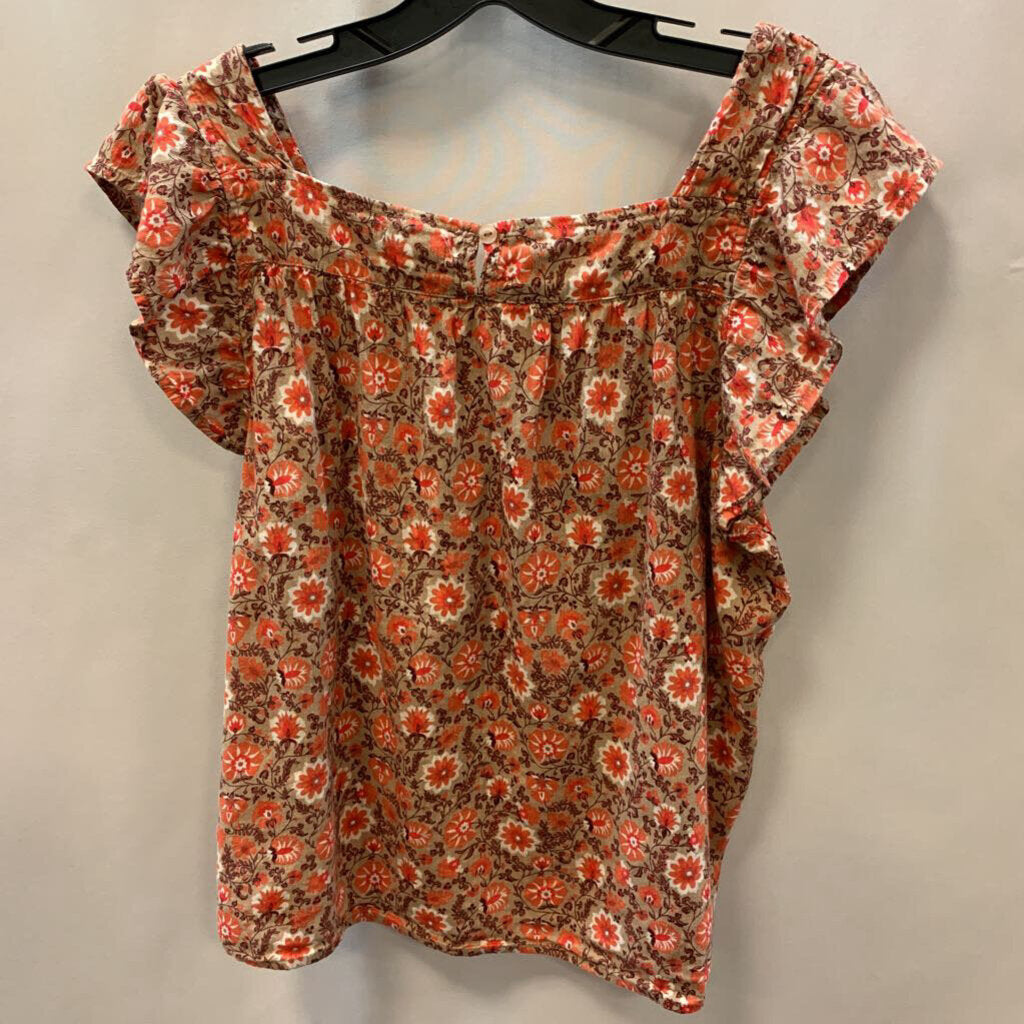 Shirt: Sleeveless Floral