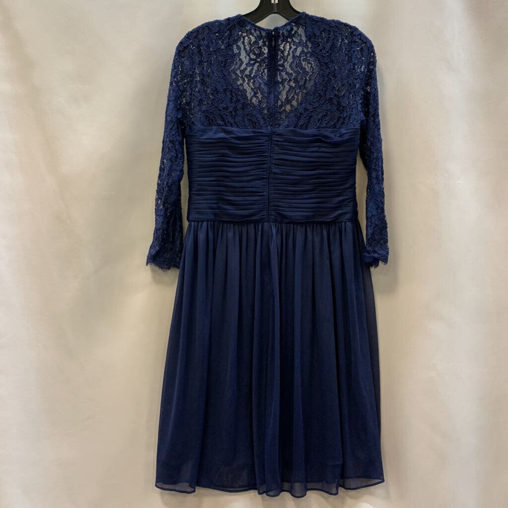Dress Lace Sleeves Chiffon Cocktail