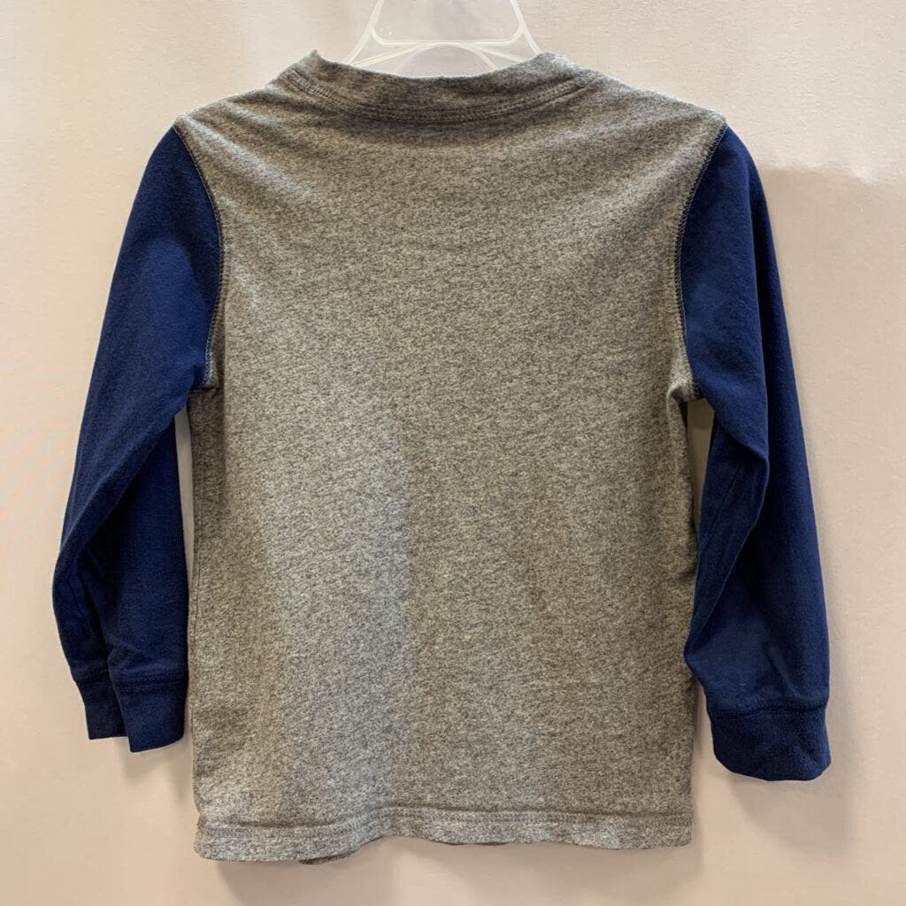 Shirt Long Sleeve Henley League Champ