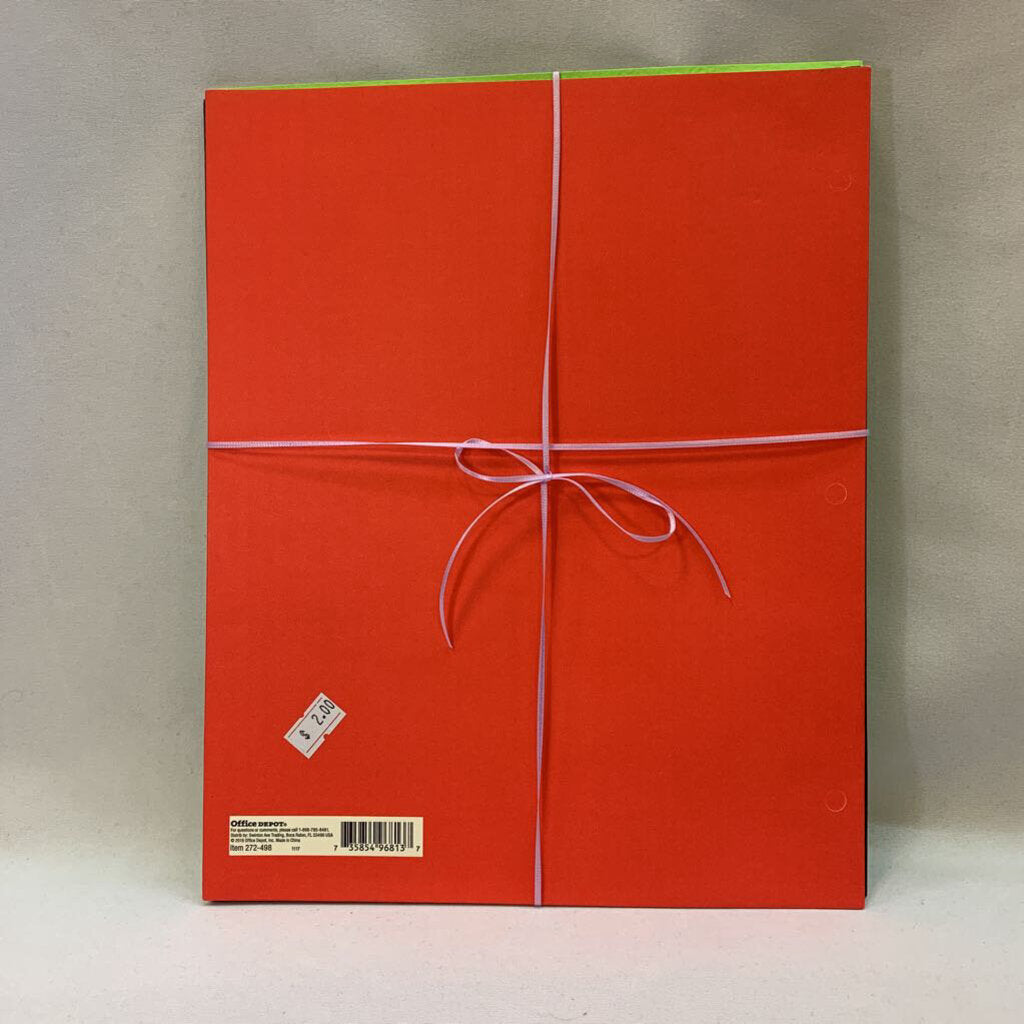 Craft: Paper Folder with Pocket 3 Ct