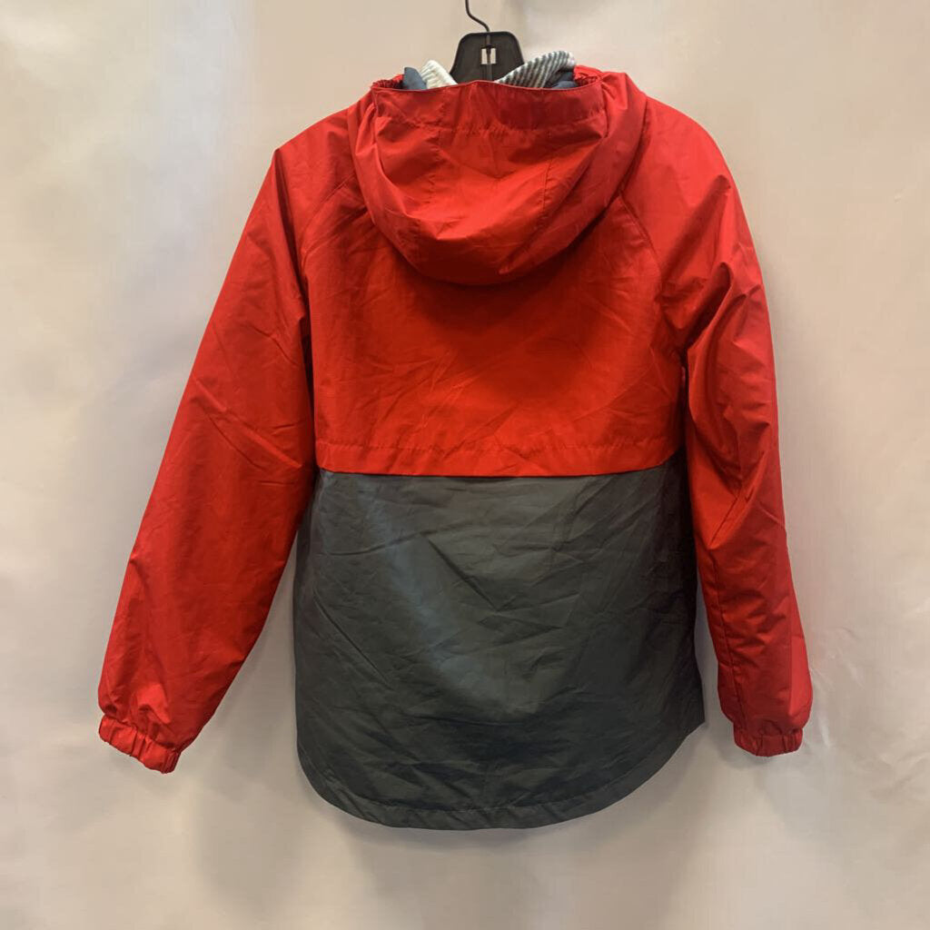 Coat: Windbreaker Fleece Lined Hoodie