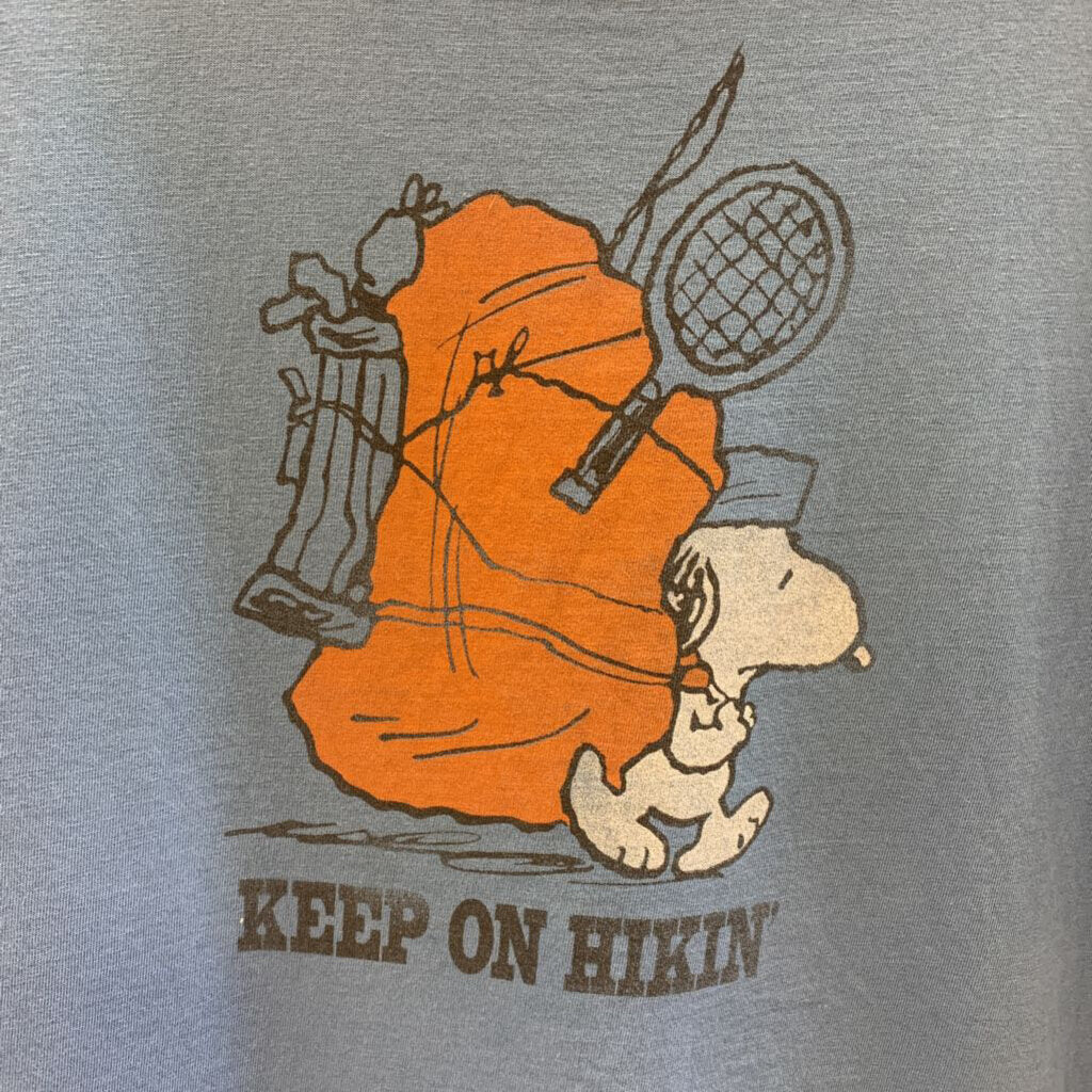 T Shirt Boxy Fit Snoopy Hikin