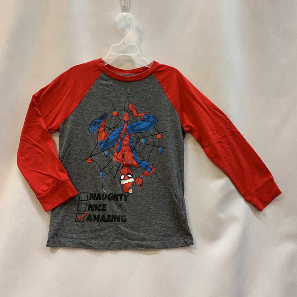 Long Sleeve Shirt: Spiderman holiday