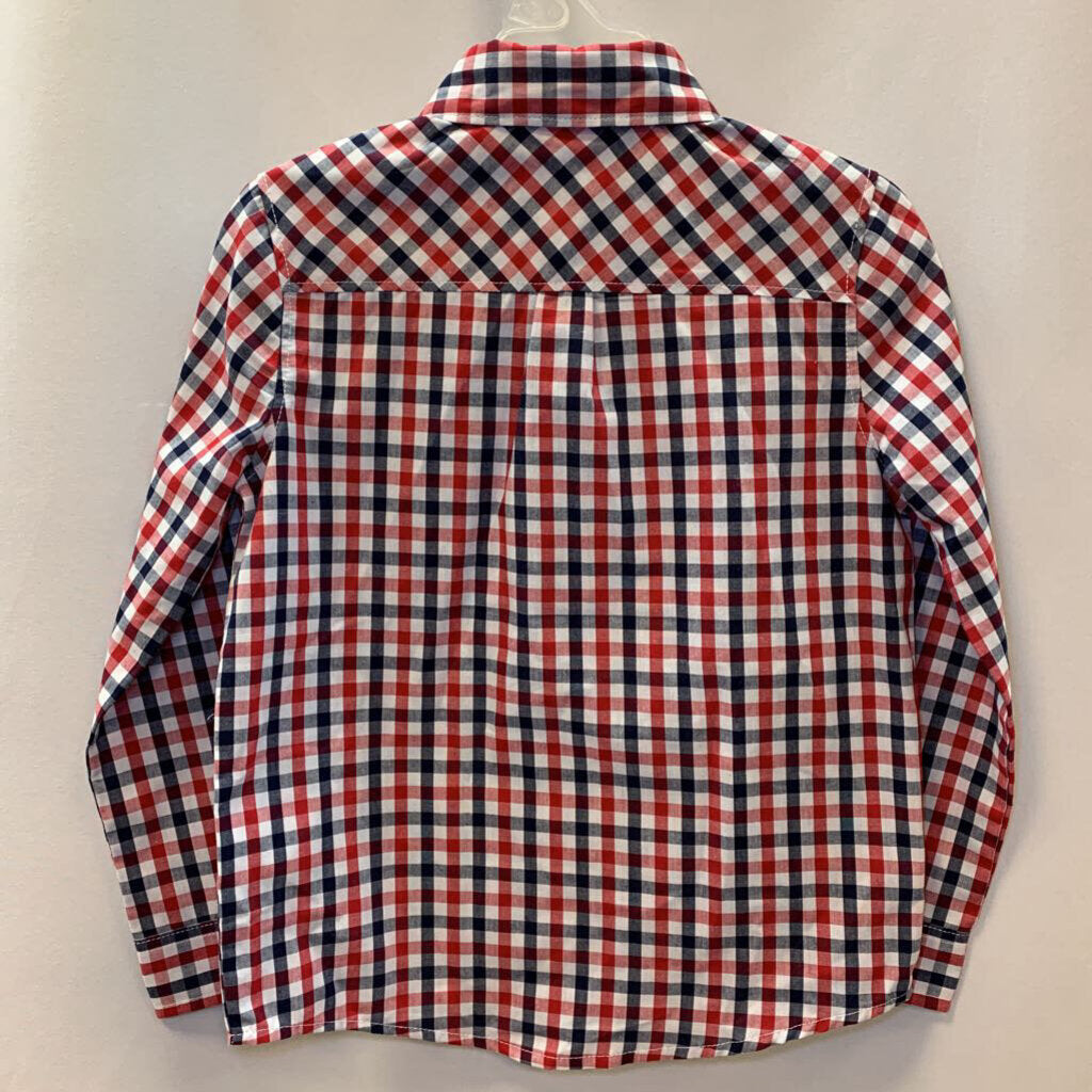 Long Sleeve Shirt: Button-Down Plaid