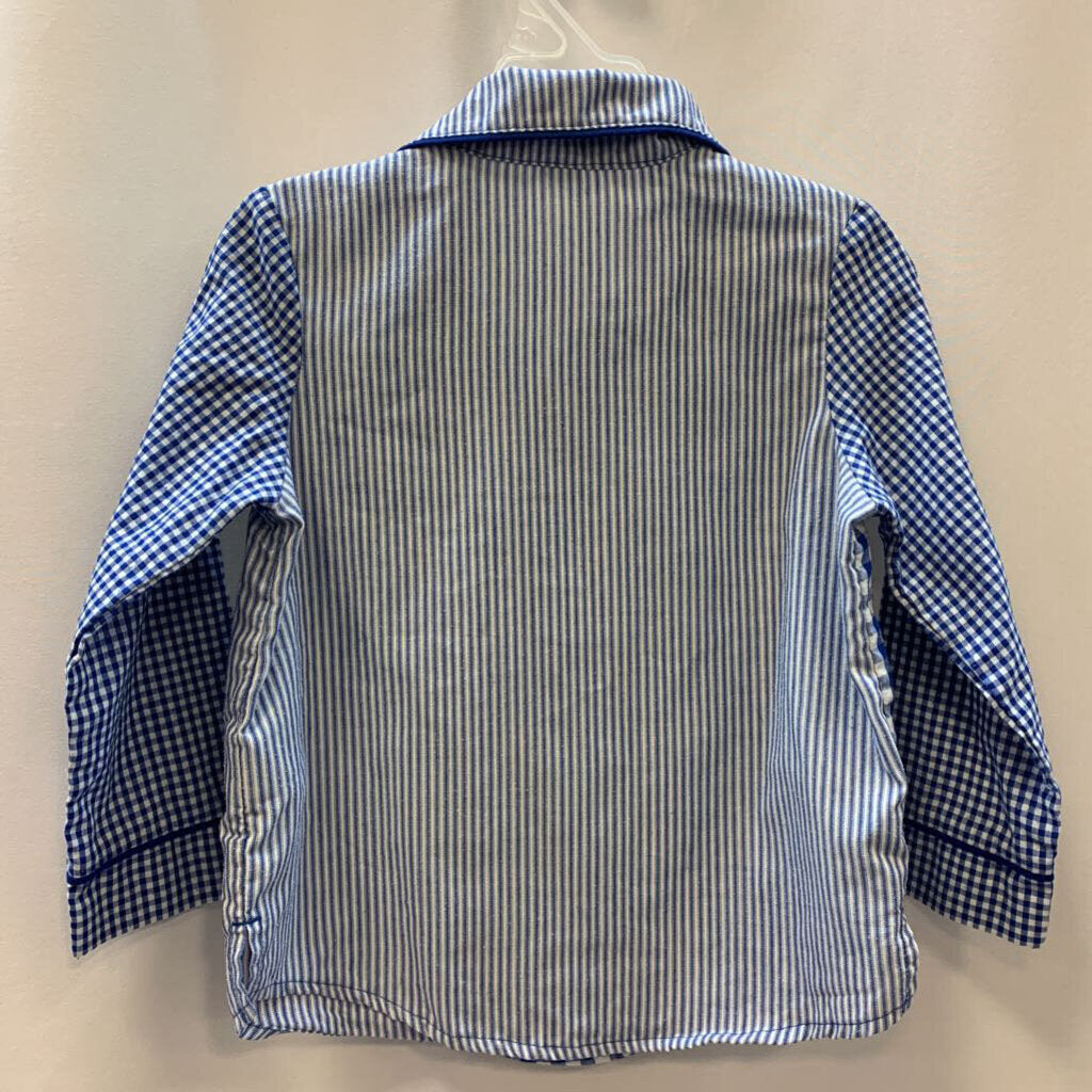 PJ Shirt: Long Sleeve Collared Button Up