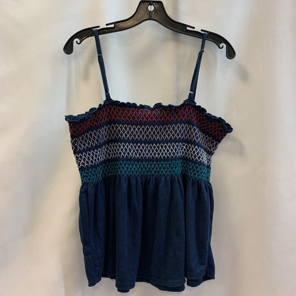 Shirt: Spaghetti Strap Shirred Top