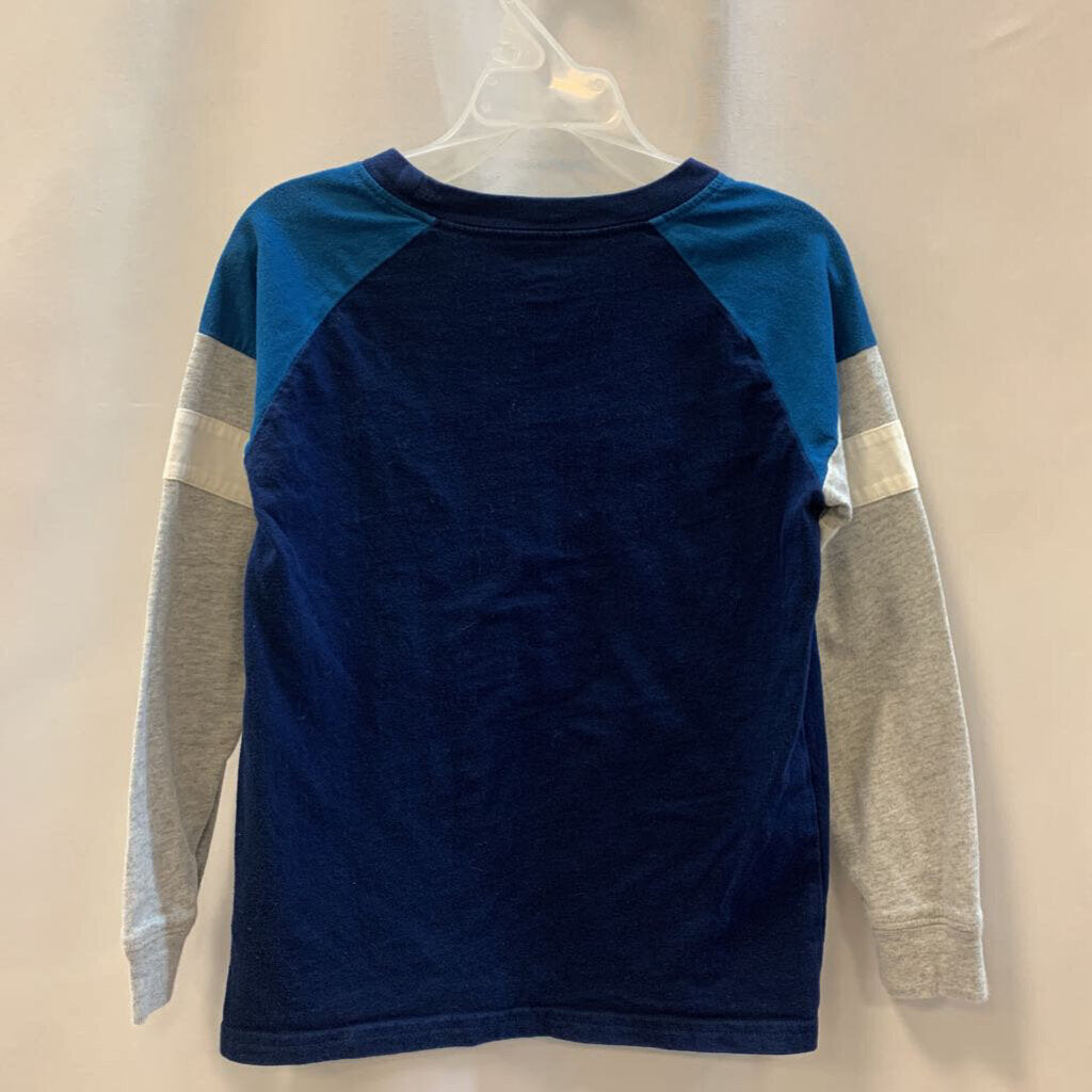 Shirt: Long Sleeve Solid with Strip Sleeve