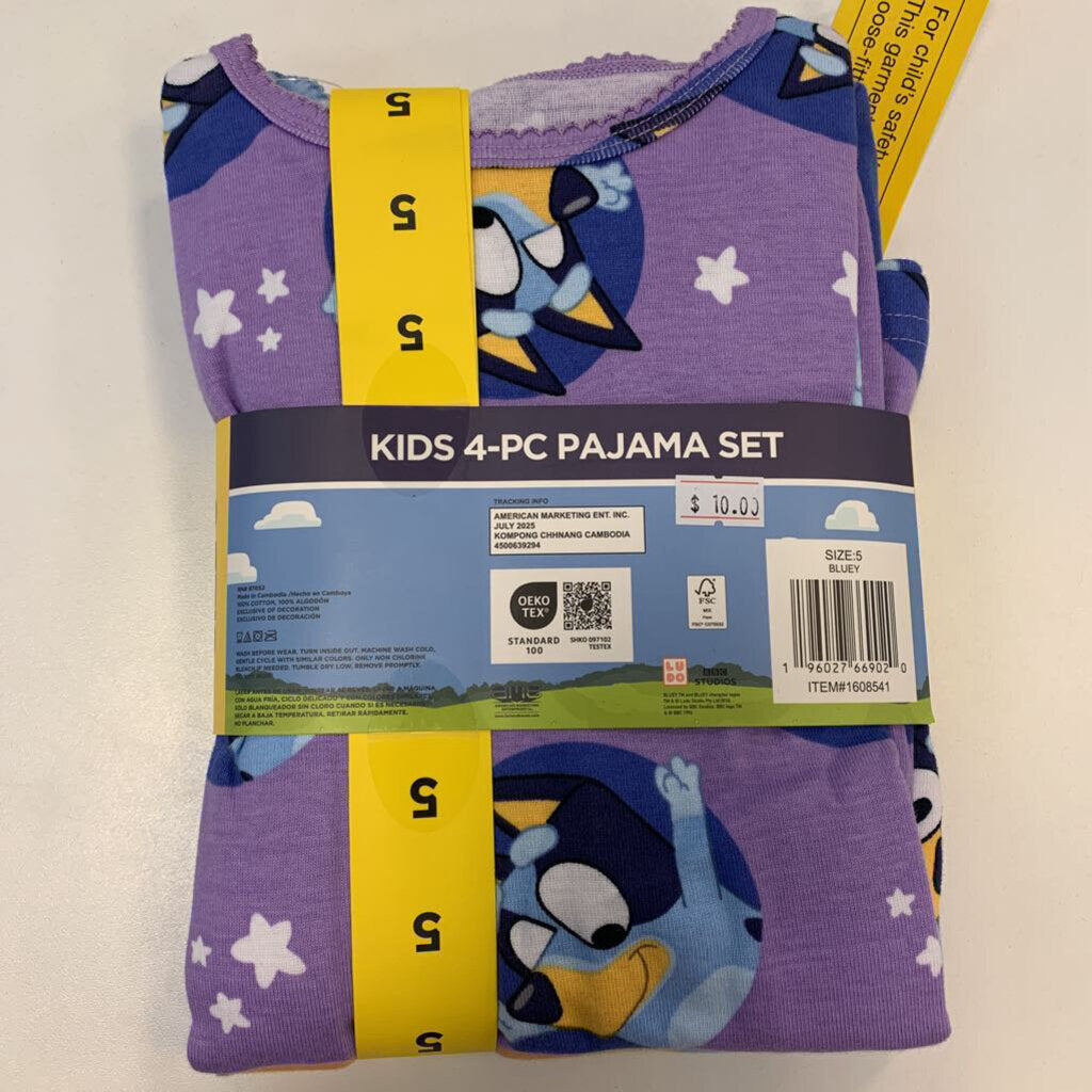 Kids 4-pc pajama set