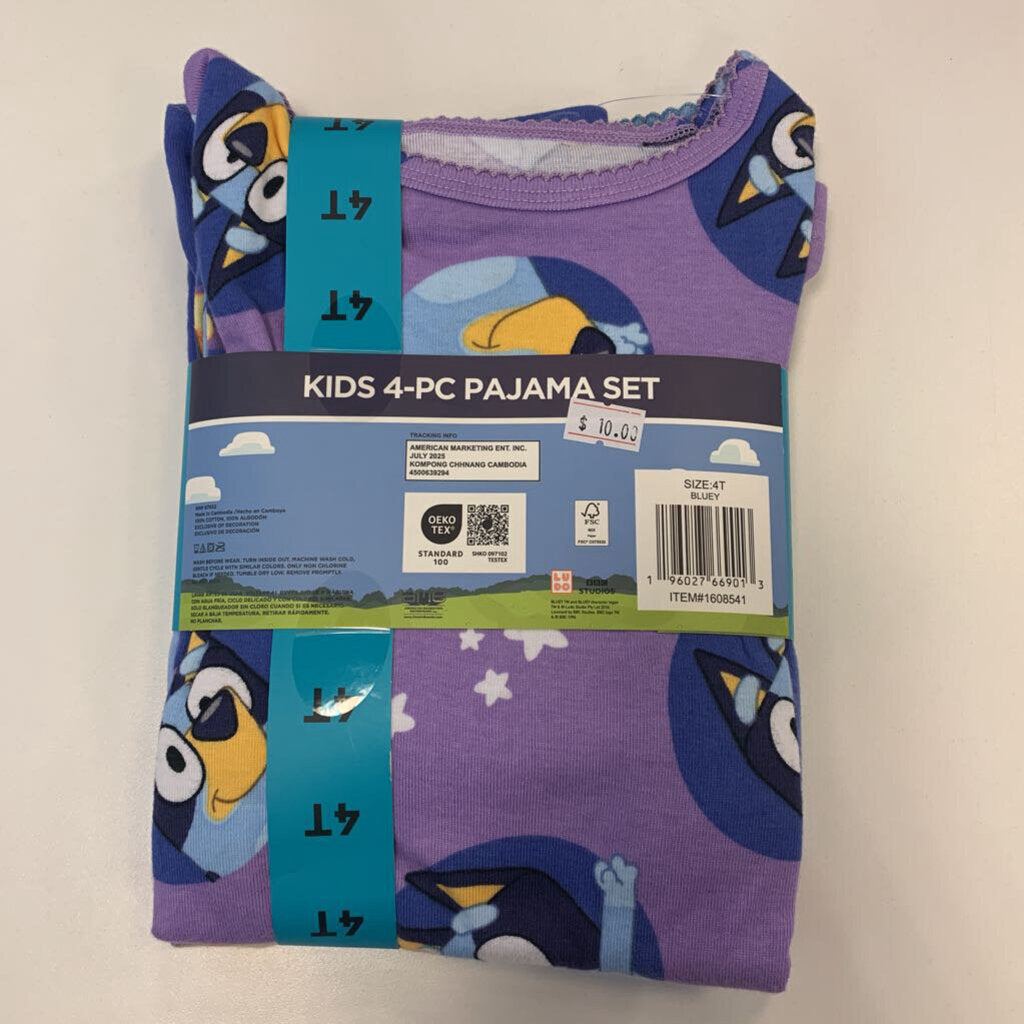 Kids 4-pc pajama set