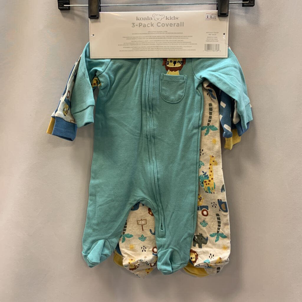 Sleeper: 3 pk Footed Coverall
