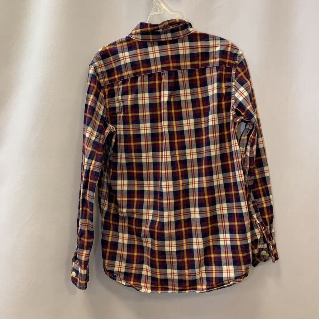 Shirt: Long Sleeve Plaid Button Up