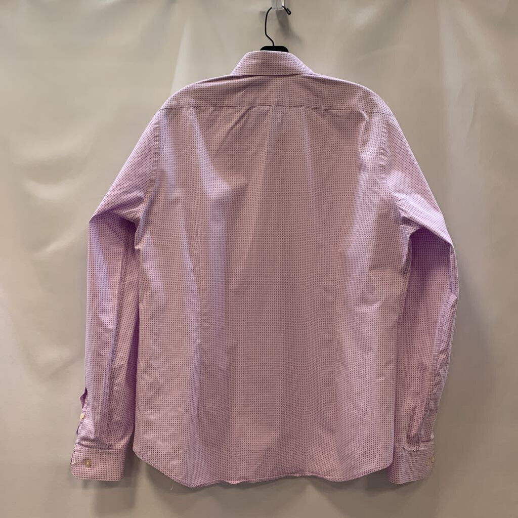 Shirt: Polka Dot Collared Button-Up