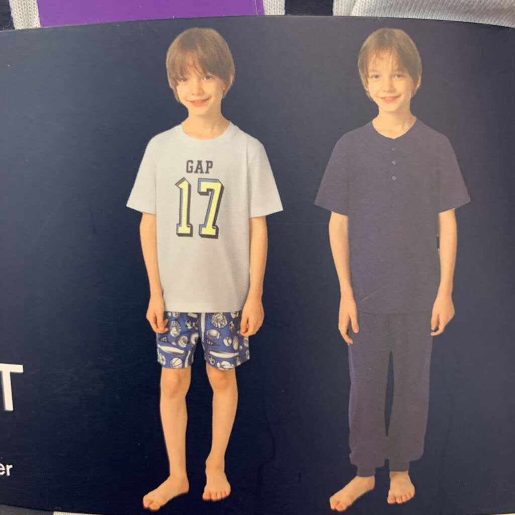 4 Pc Sleep Set with Pants and Shorts