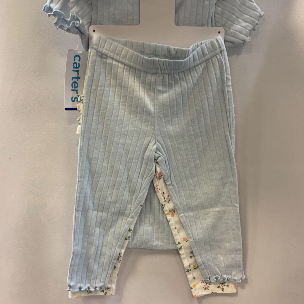 4 Pc Layette Set Lemon and Flowers