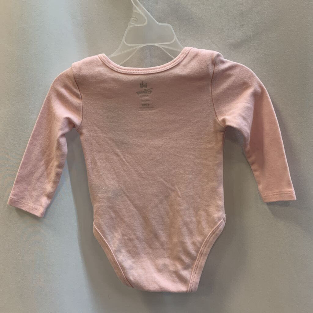 Embroidered Character Onesie Long Sleeve