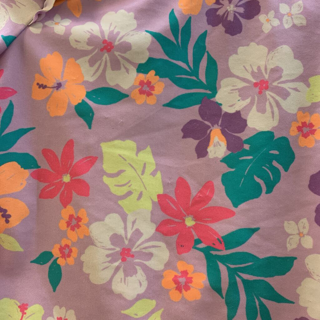 Swim Set: 2 Pc Long Sleeve Floral with Bottoms