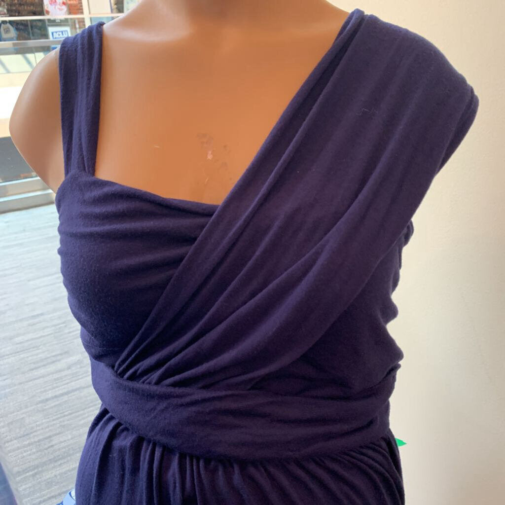 Dress: Sleeveless Cross Front