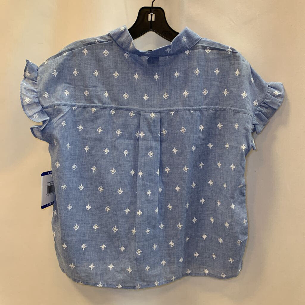 Youth Shirt Short Sleeve Chambray Button