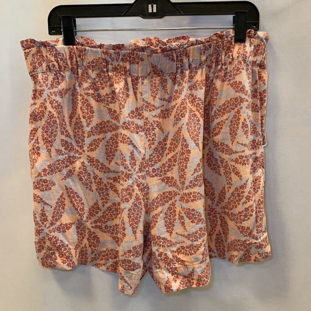 Shorts: Active High Waist Floral