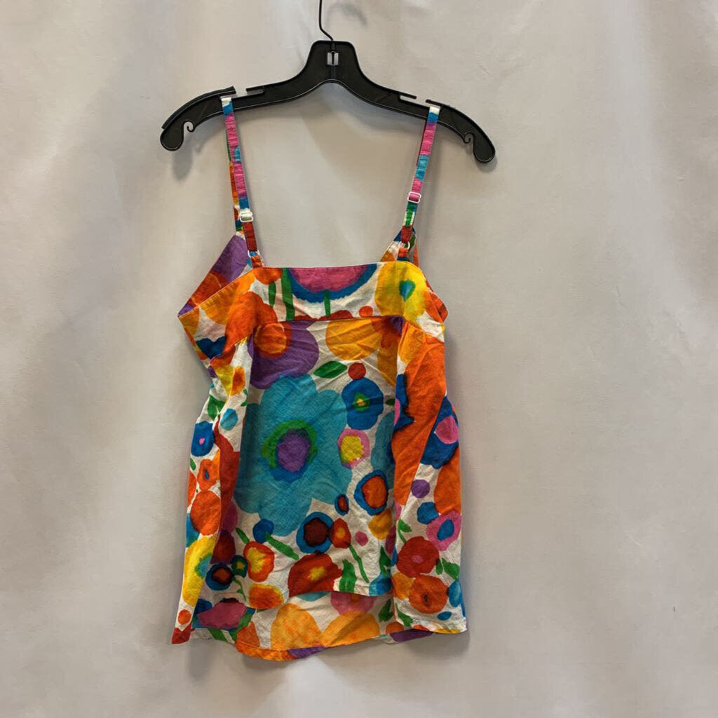Shirt: Tank Top Watercolor Flowers