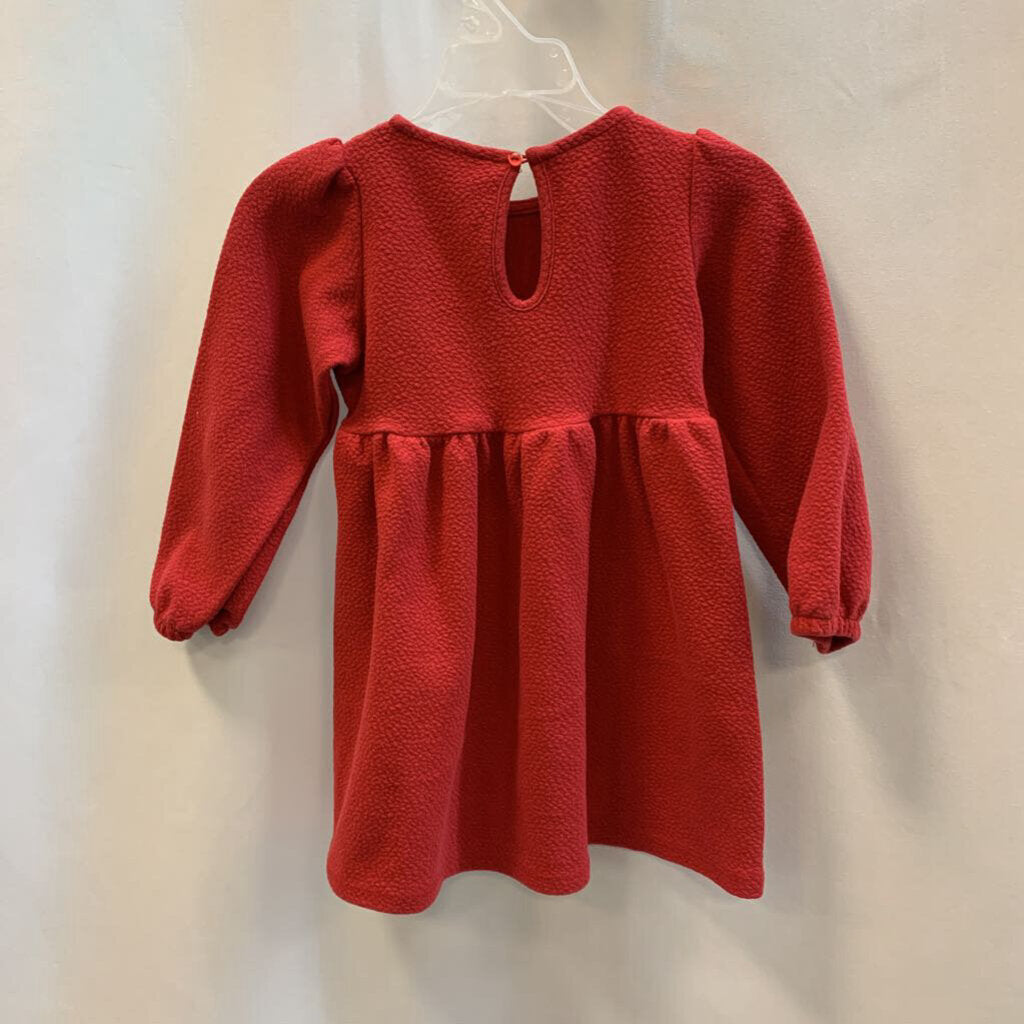 Dress: Long Sleeve Ruffle Waist