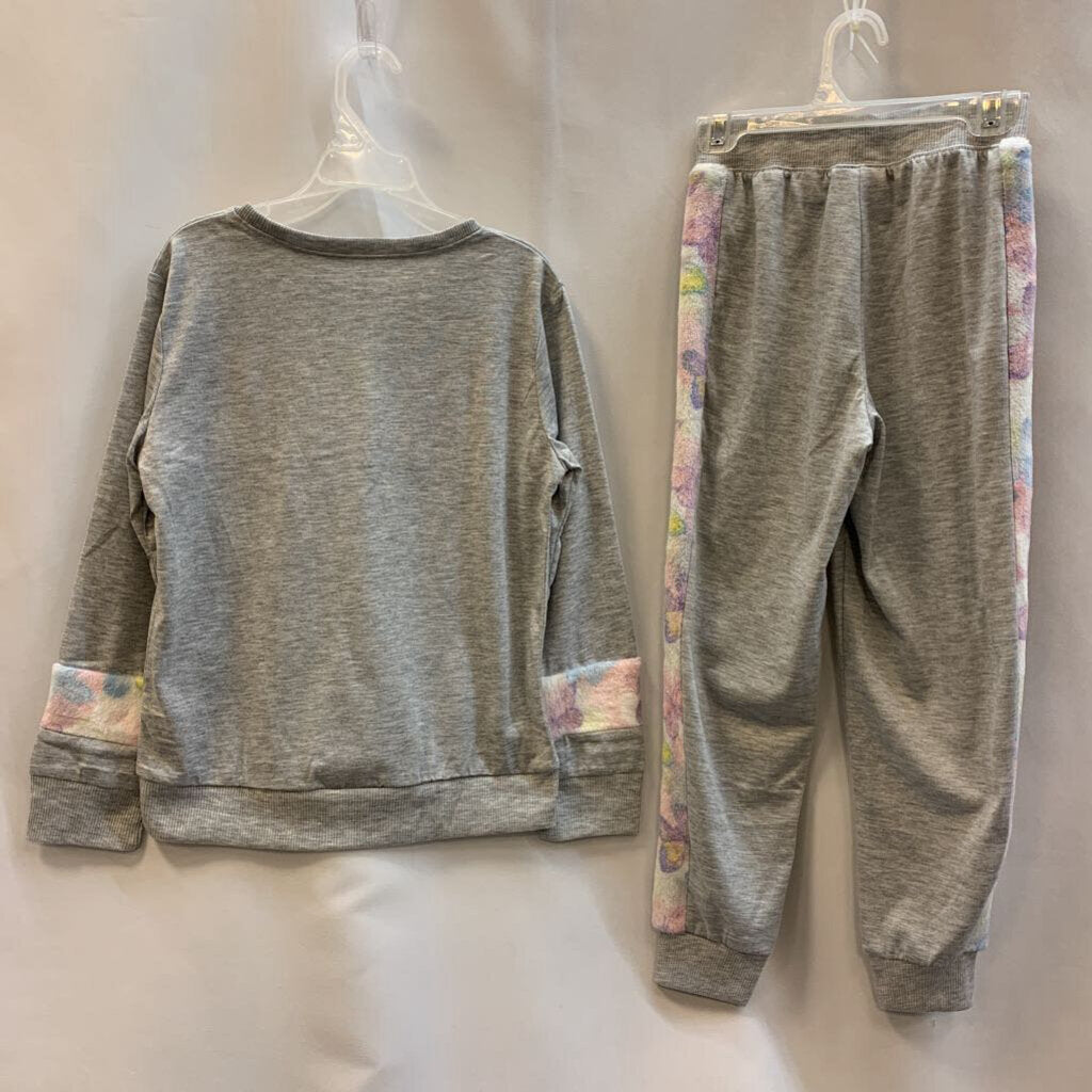 2 Pc Set: Butterfly Joggers with Long Sleeve