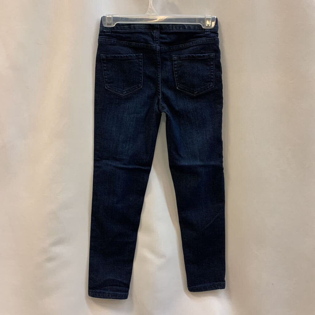 Pants: High Rise Skinny Dark Wash Jeans