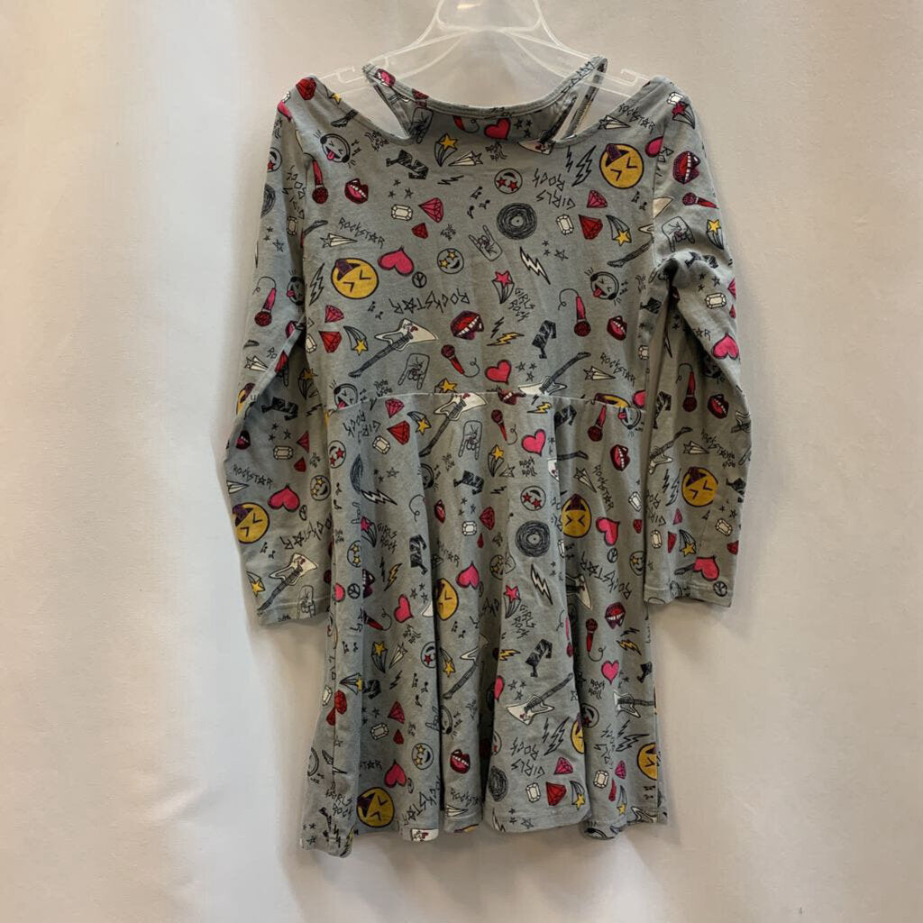 Dress: Skater Graffiti Long Sleeve