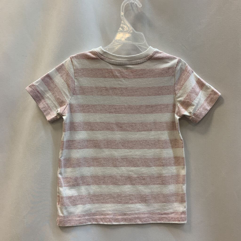 Shirt: Striped Mickey Ears Short Sleeve