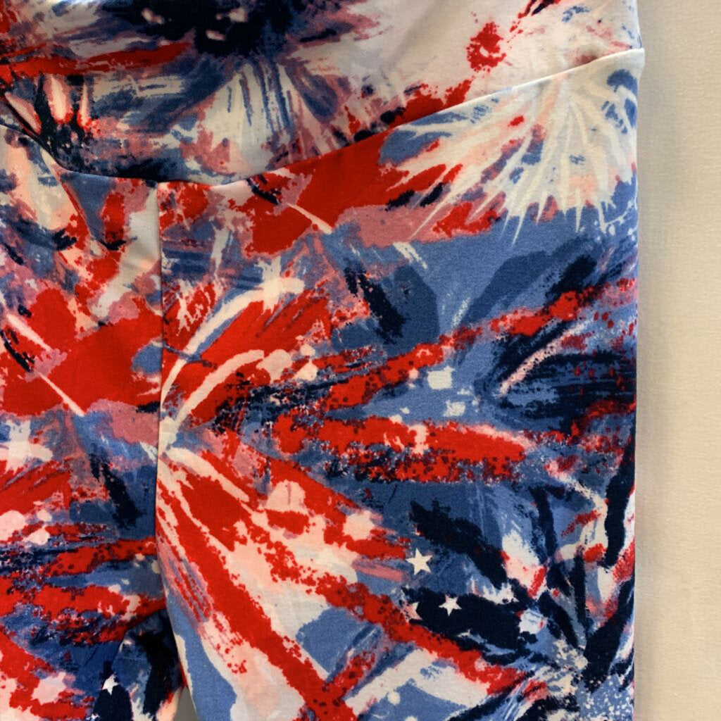 Pants: Tie-Dye Firework Explosion Leggings